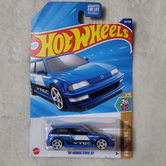 3 '90 Honda Civic EF Hot Wheels - Picture 4 of 6